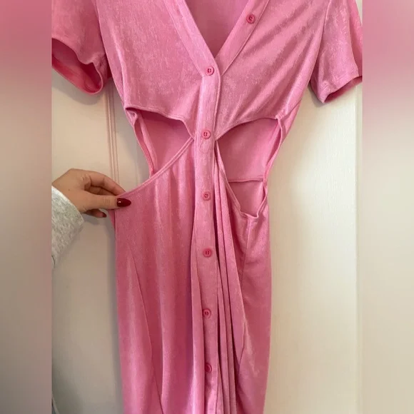 Edikted Pink Mini Dress - Picture 2 of 4